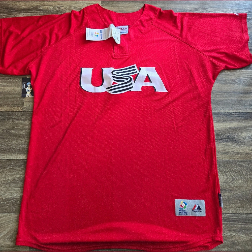 Majestic Team USA 2013 World Baseball Classic WBC Jersey